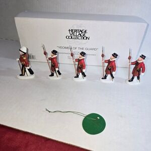 Department 56 Dickens Village YEOMEN OF THE GUARD #58397 Retired (set of 5)